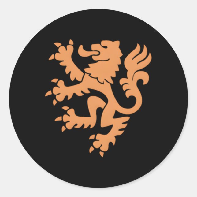 Adesivo Nederland Emblem Lion Países Baixos (Frente)