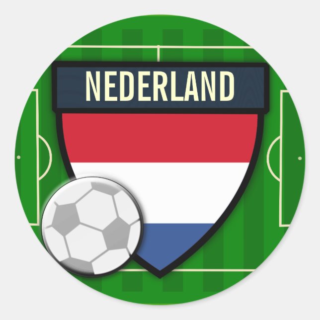 Adesivo Nederland Netherlands Soccer (Frente)