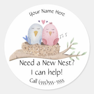 Adesivo Need a New Nest Real Estate