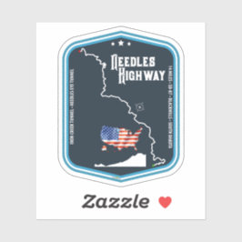 Adesivo Needles Highway US87 USA Black Hills SD 03 Sticker