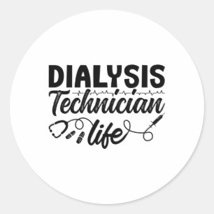 Adesivo Nefrologia Enfermeira Diálise Técnica de Diálise V