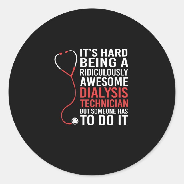 Adesivo Nefrologia Engraçada Humor Rim Diálise Técnica (Frente)