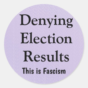 Adesivo Negar Resultados Eleitorais
