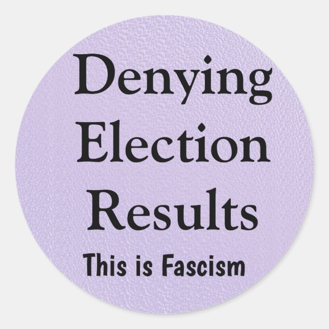 Adesivo Negar Resultados Eleitorais (Frente)