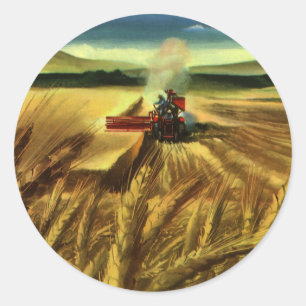 Adesivo Negócio agrícola da fazenda do vintage, cultivo 