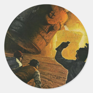 Adesivo Negócio do vintage, indústria de transformação