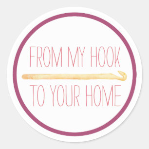 Adesivo Negócio Handmade do Crochet