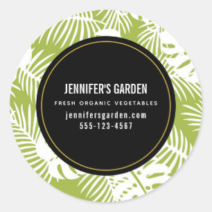 Adesivo Negócio verde do teste padrão da floresta húmid