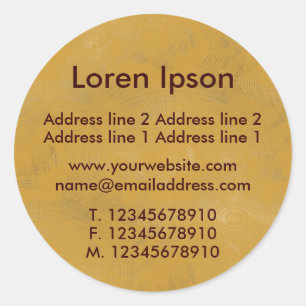 Adesivo Negócios / Perfil da Textura Oche