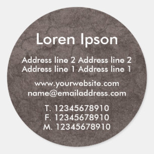 Adesivo Negócios / Perfil do Ground