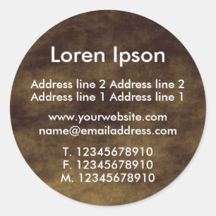 Adesivo Negócios / Perfil no Terreno Planetário