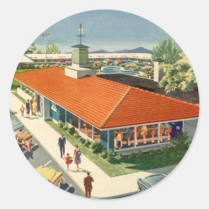 Adesivo Negócios Vintage, Restaurante Familiar dos Anos 50