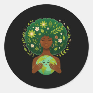 Adesivo Negra Verde Depois do Dia da Mãe Terra Gaia Salve 