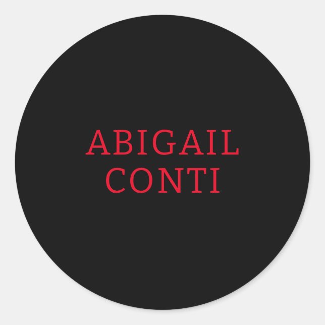 Adesivo Negra vermelha-vermelha minimalista profissional (Frente)