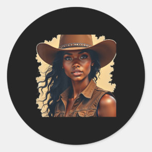 Adesivo Negras Cowboys Melanin Women Western Rodeo Texas W
