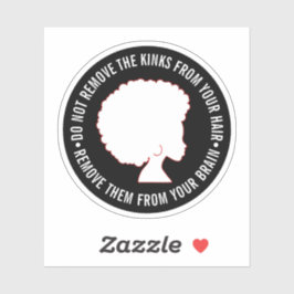 Adesivo NEGRO HAIR Inspirational Marcus Garvey Cote