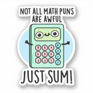 Adesivo Nem Todos Os Peitos De Matemática São Terríveis