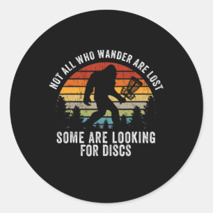 Adesivo Nem Todos Que Vagam Estão Perdidos Disc Golf Bigfo
