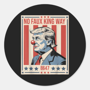 Adesivo Nenhum Faux King Way 86 47