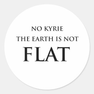 ADESIVO NENHUM KYRIE A TERRA NÃO É LISO