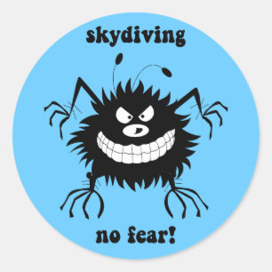 Adesivo nenhum medo que skydiving
