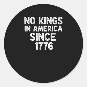 Adesivo Nenhum Rei na América desde 1776 Democratas Patrió