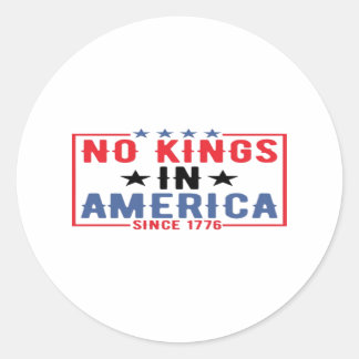 Adesivo Nenhum Rei na América desde 1776 Patriota Independ