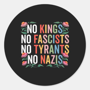 Adesivo Nenhum rei na América nenhum fascista resiste a Tr