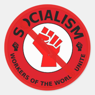 Adesivo Nenhum socialismo!