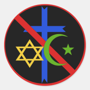 Adesivo Nenhuma religião