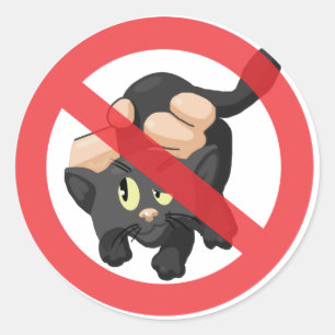 Adesivo Nenhuns gatos