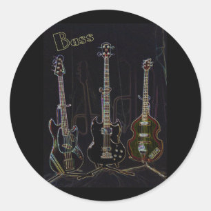 Adesivo Neon Bass Sticker