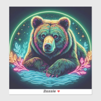 Adesivo Neon Bear