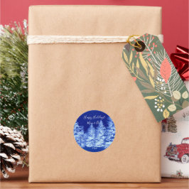 Adesivo Neon Blue Christmas Tree