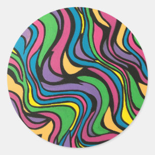 Adesivo Neon Brook-Arte Moderna Pintada à Mão