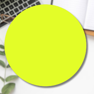 Adesivo Neon Chartreuse Sólido Cor Cor da tendência