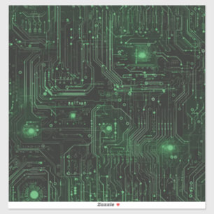 Adesivo Neon Circuit Vinyl Sticker