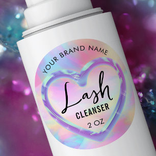 Adesivo Neon Colors Holographic Girly Lash Bath Cleanser