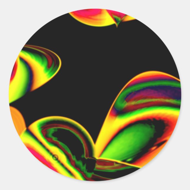 Adesivo Néon folha (Frente)