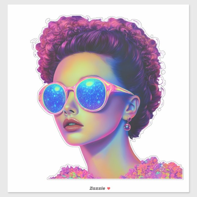 Adesivo Neon Galaxy Glamor (Folha)