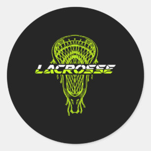 Adesivo Neon Green Glow Stick Crosse Esportes Lacrosse