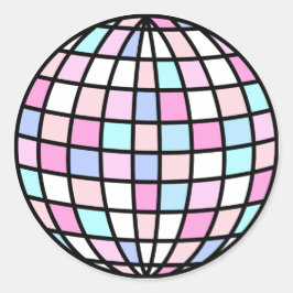 Adesivo Neon Groovy Disco Birthday