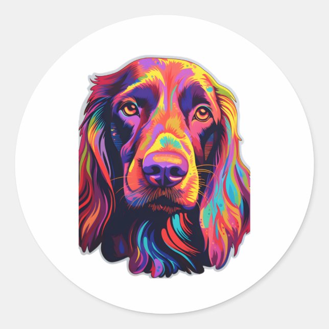 Adesivo Neon Irish Setter (Frente)