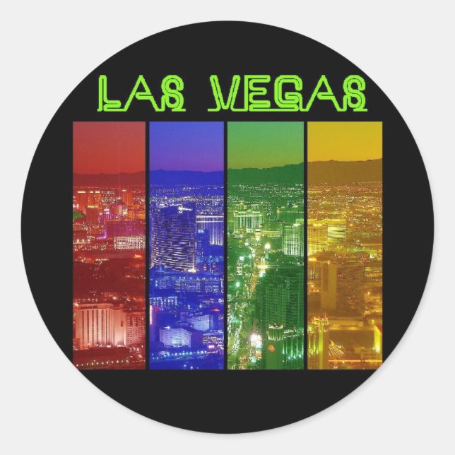 Adesivo Neon Las Vegas Strip Sticker (Frente)