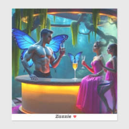 Adesivo Neon Nights Butterfly Bar coquetel