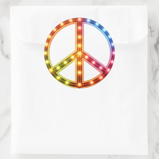 Adesivo Neon Peace Sign