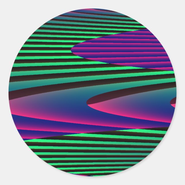 Adesivo Neon Seas Stickers (Frente)