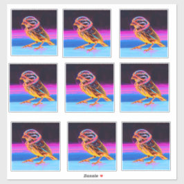 Adesivo Neon Sparrow com Acentos Brilhantes