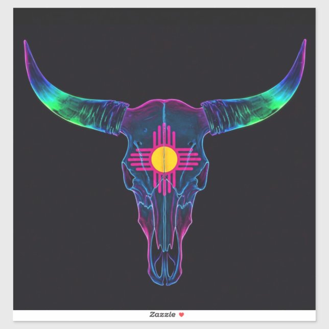 Adesivo Neon Steer (Folha)