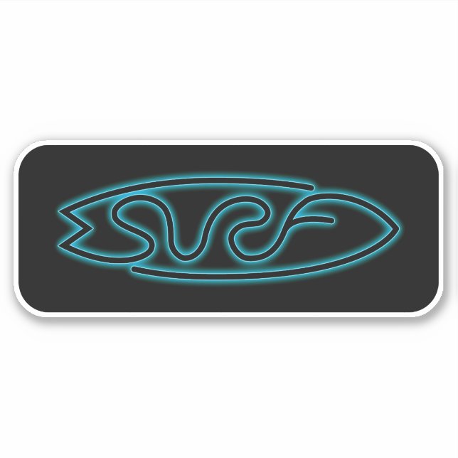 Adesivo Neon Surf (Frente)